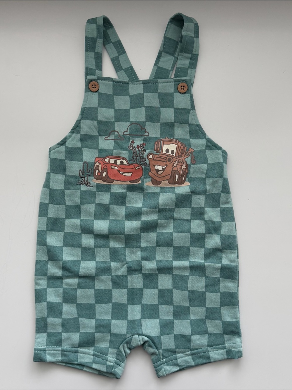 Disney Baby Lightning McQueen Overalls 12-18M